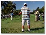 Adam Sandler at the Sony Open