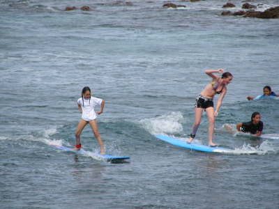 Hawaii surfer girls