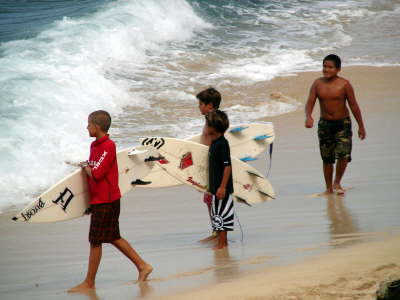 Surfer boys